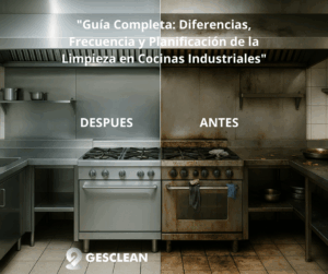 "Guía Completa: Diferencias, Frecuencia y Planificación de la Limpieza en Cocinas Industriales" 1