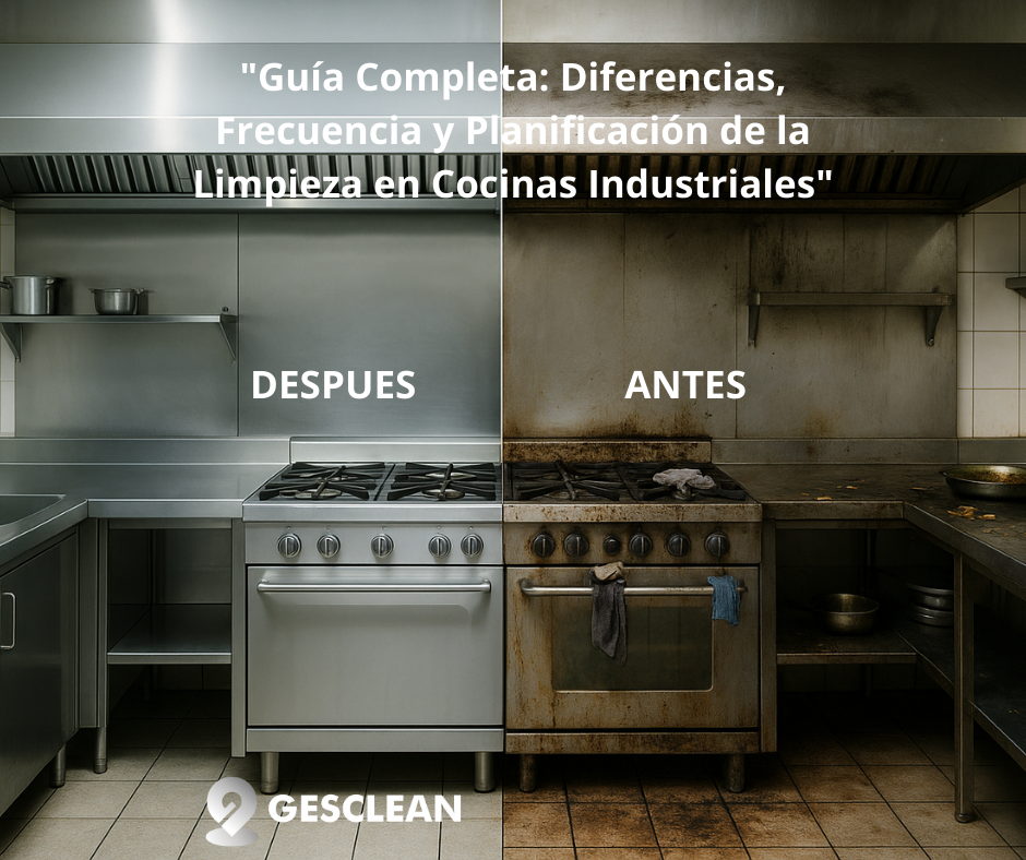"Guía Completa: Diferencias, Frecuencia y Planificación de la Limpieza en Cocinas Industriales" 1